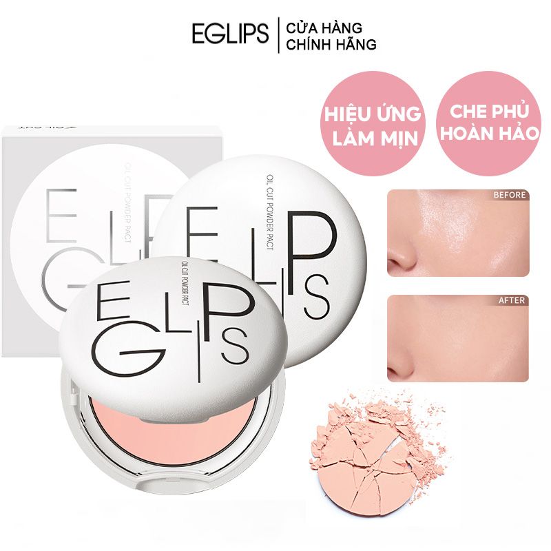 Phấn Phủ Kiềm Dầu Eglips Oil Cut Powder Pact