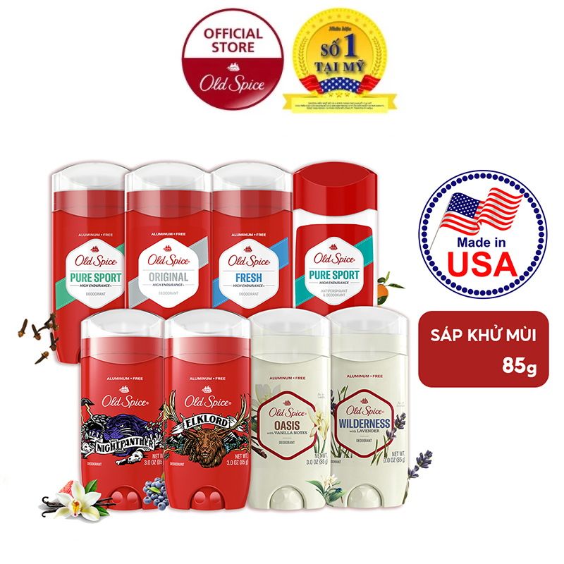 Sáp Khử Mùi Dành Cho Nam Old Spice High Endurance Deodorant 85g