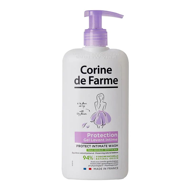 Dung Dịch Vệ Sinh Phụ Nữ Giúp Làm Sạch Nhẹ Nhàng Corine De Farme Intimate Gel 250ml (Che tên sản phẩm khi giao hàng)