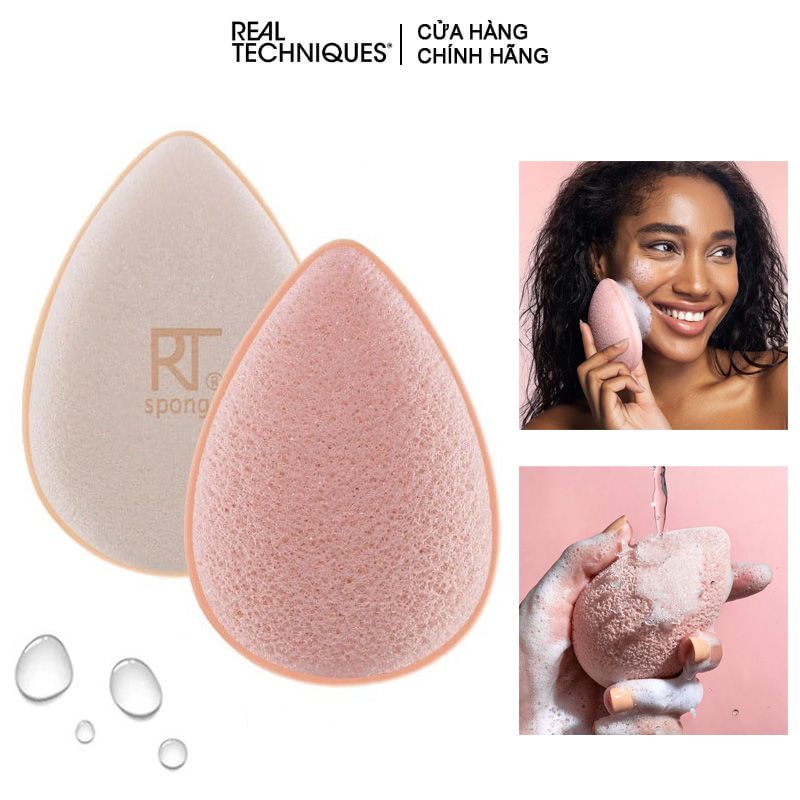 Bông Mút Rửa Mặt Tẩy Tế Bào Chết Real Techniques Miracle Cleanse Sponge