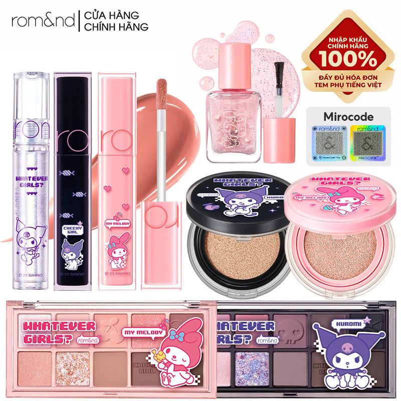 Bộ Sưu Tập Phiên Bản Giới Hạn Romand x Sanrio My Melody Kuromi