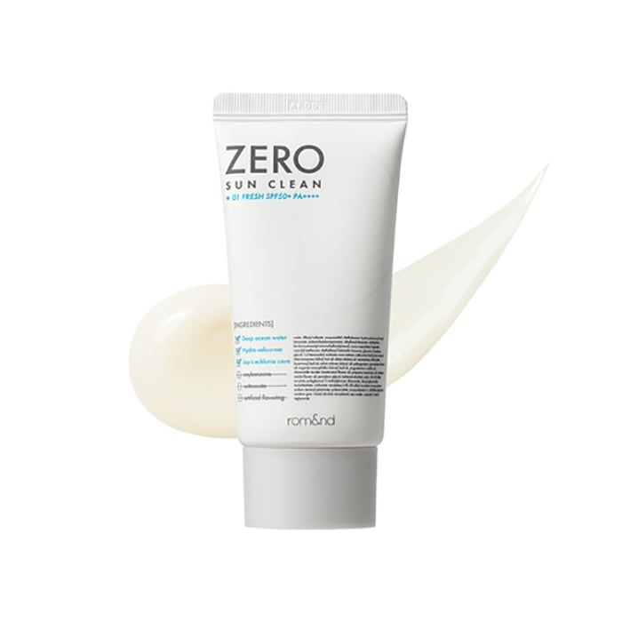 Kem Chống Nắng Kiêm Kem Lót Bảo Vệ Da Hiệu Quả Romand Zero Sun Clean SPF50+/PA++++ 50g