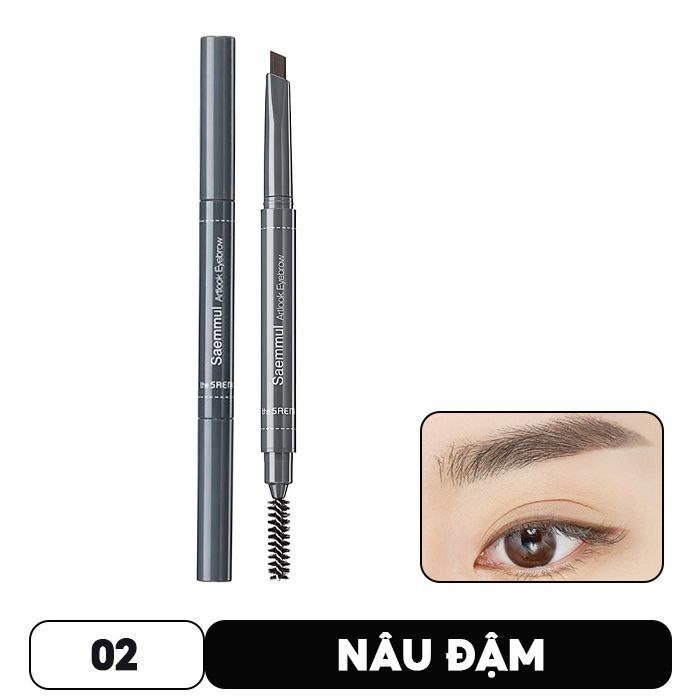 Chì Kẻ Mày Ngang 2 Đầu The Saem Saemmul Artlook Eyebrow 0.2g