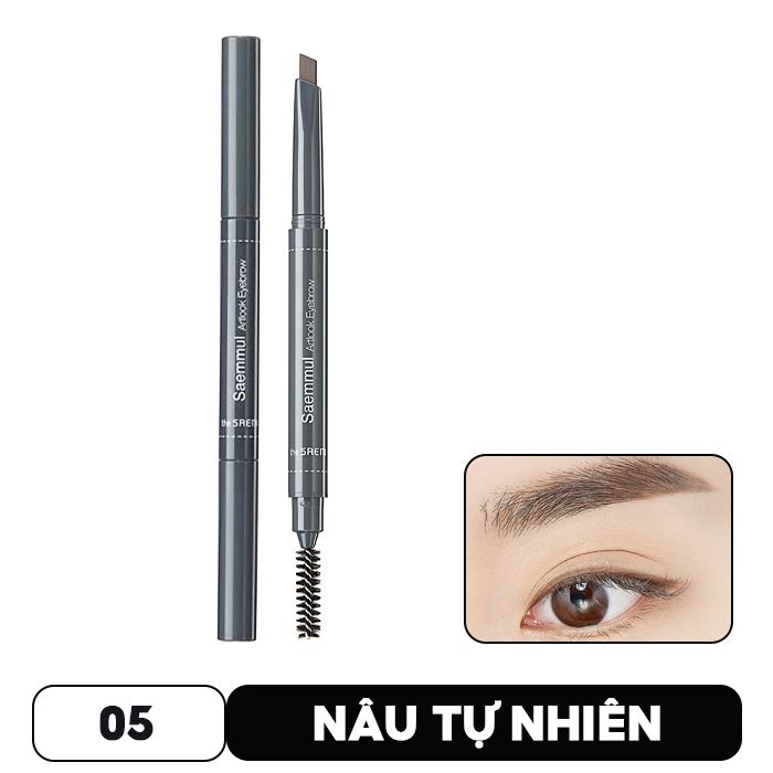 Chì Kẻ Mày Ngang 2 Đầu The Saem Saemmul Artlook Eyebrow 0.2g