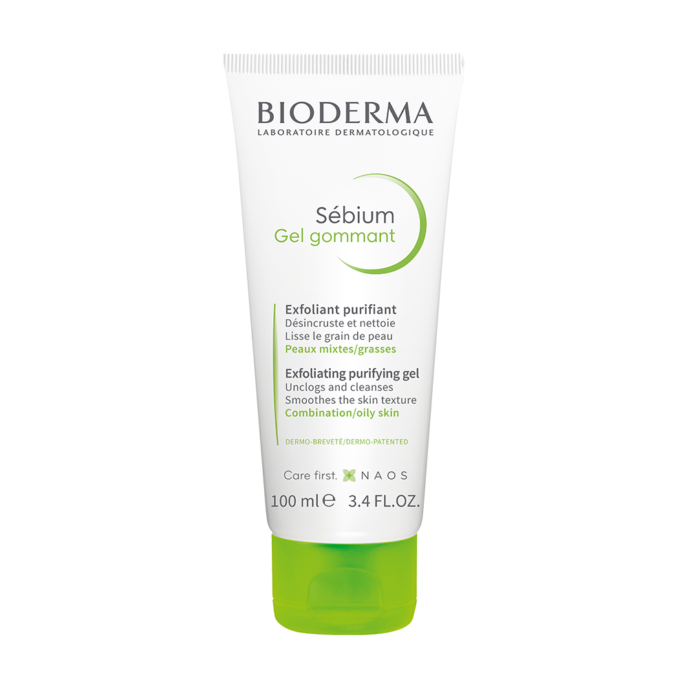 Gel Tẩy Tế Bào Chết Cho Da Dầu Mụn Bioderma Sebium Gel Gommant 100ml