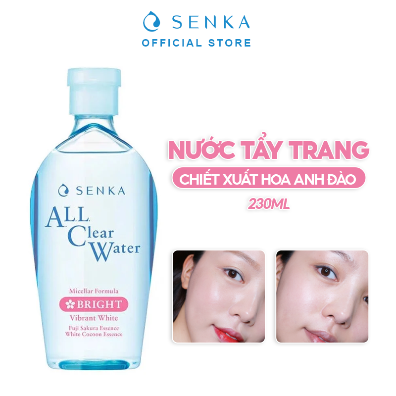 Senka All Clear Water Micellar Formula - White
