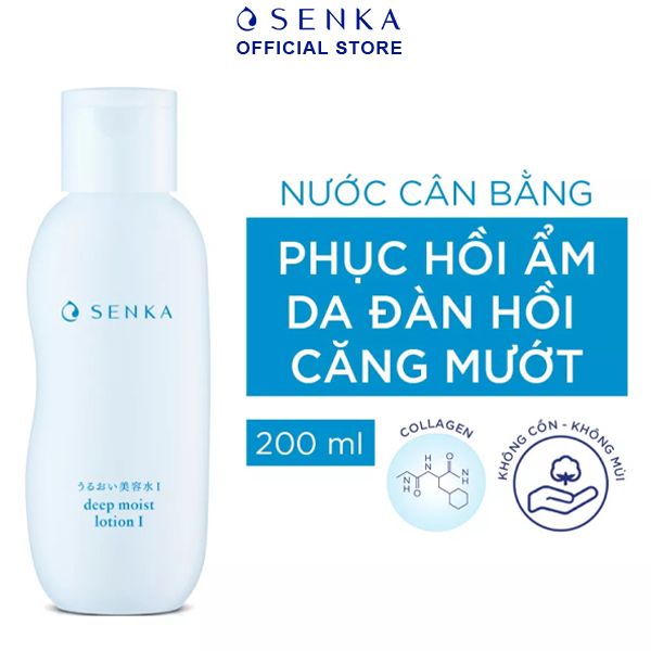 Nước Cân Bằng, Dưỡng Ẩm Chuyên Sâu Senka Deep Moist Lotion I 200ml