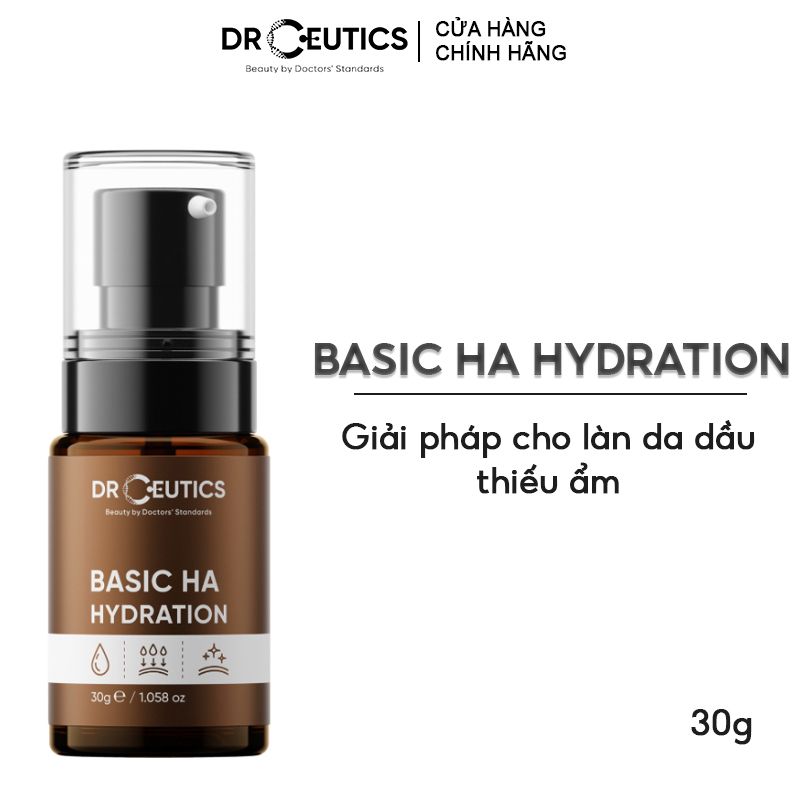 Serum DrCeutics Tinh Chất Dưỡng Cấp Ẩm, Cân Bằng Dầu Nhờn DrCeutics Basic HA Hydration 30g