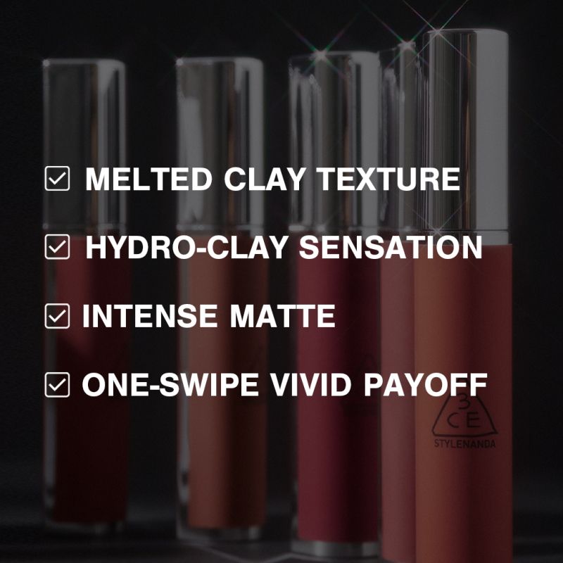 Son Kem Lì, Mịn Mượt Môi 3CE Hazy Lip Clay 4g