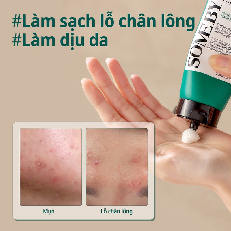 Sữa Rửa Mặt Tạo Bọt, Hạn Chế Mụn Some By Mi AHA-BHA-PHA 30 Days Miracle Acne Clear Foam 100ml