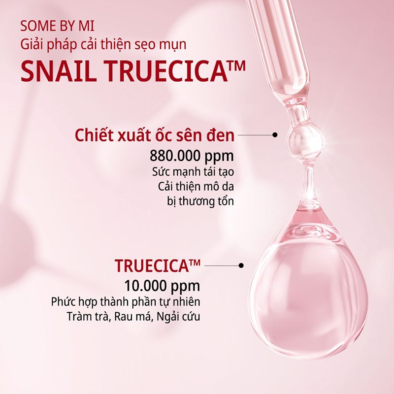 Serum Some By Mi Tinh Chất Ốc Sên Hỗ Trợ Mờ Thâm Sẹo Hàn Quốc Some By Mi Snail Truecica Miracle Repair Serum 50ml