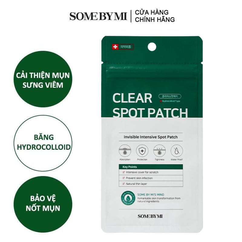 Miếng Dán Mụn Some By Mi Clear Spot Patch - Set 18 miếng