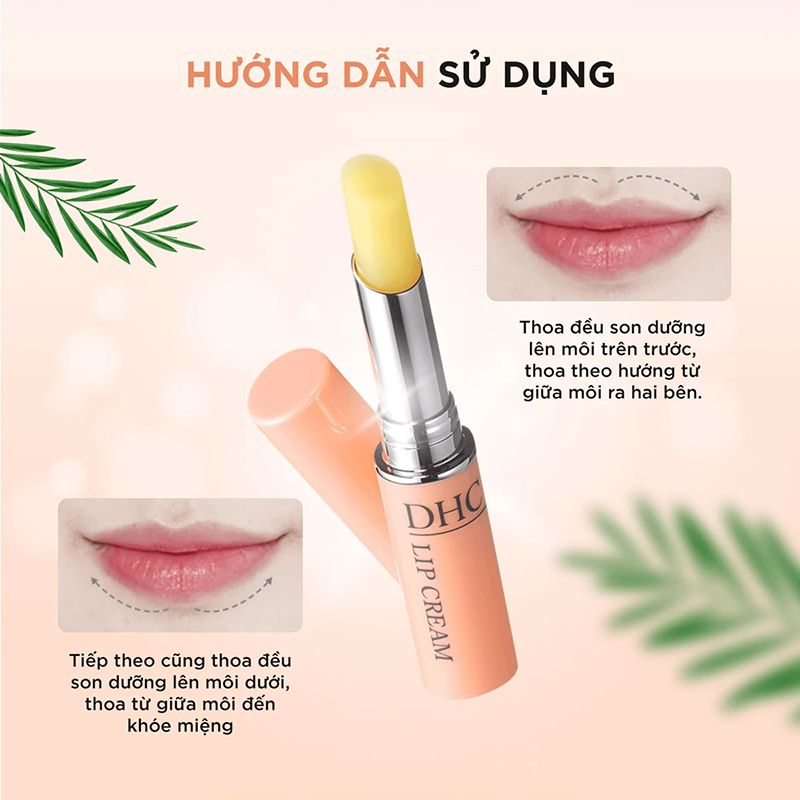 Son Dưỡng Ẩm Cho Môi Mềm Mại, Mịn Màng DHC Lip Cream 1.5g