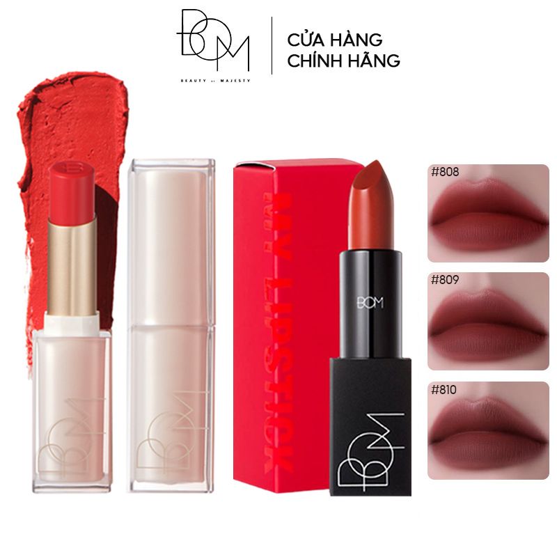 [PHIÊN BẢN ĐẶC BIỆT] Son Thỏi Lì, Lên Màu Chuẩn B.O.M My Lipstick