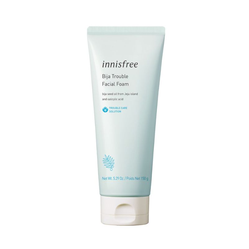 Sữa Rửa Mặt Dành Cho Da Mụn Innisfree Jeju Bija Trouble Facial Foam 150g