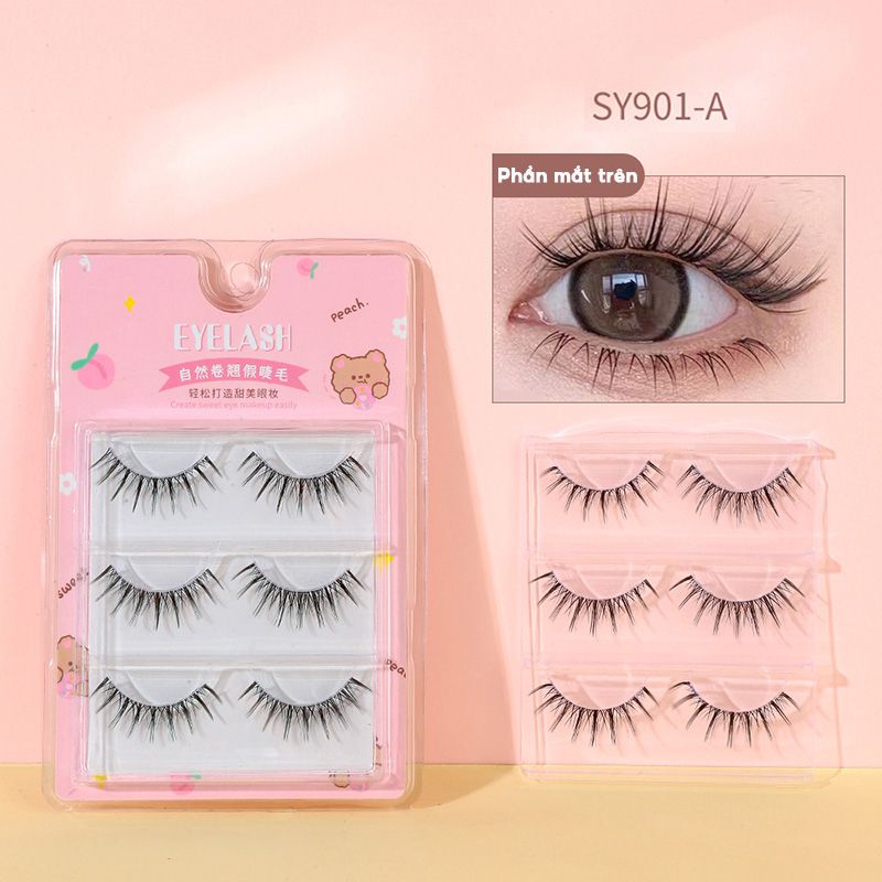 [NHẬP KHẨU] Lông Mi Giả Mềm Mại Tự Nhiên, Không Gây Nặng Mí LMLTOP Eyelash