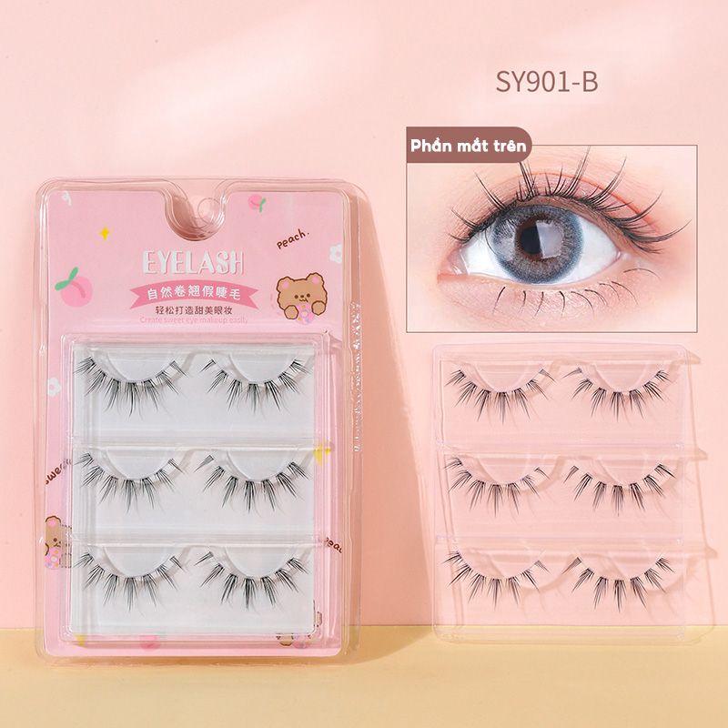 [NHẬP KHẨU] Lông Mi Giả Mềm Mại Tự Nhiên, Không Gây Nặng Mí LMLTOP Eyelash