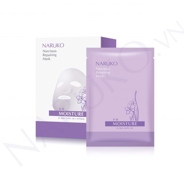 Mặt Nạ Giúp Da Săn Chắc, Làm Mờ Nếp Nhăn Chiết Xuất Hoa Thủy Tiên Naruko Narcissus Repairing Mask 26ml