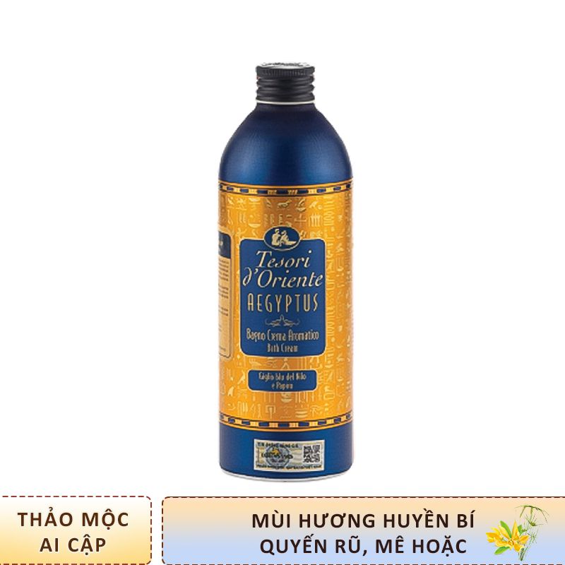 Sữa Tắm Hương Nước Hoa Ý Cao Cấp Nhiều Mùi Tesori d'Oriente Aromatic Bath Cream