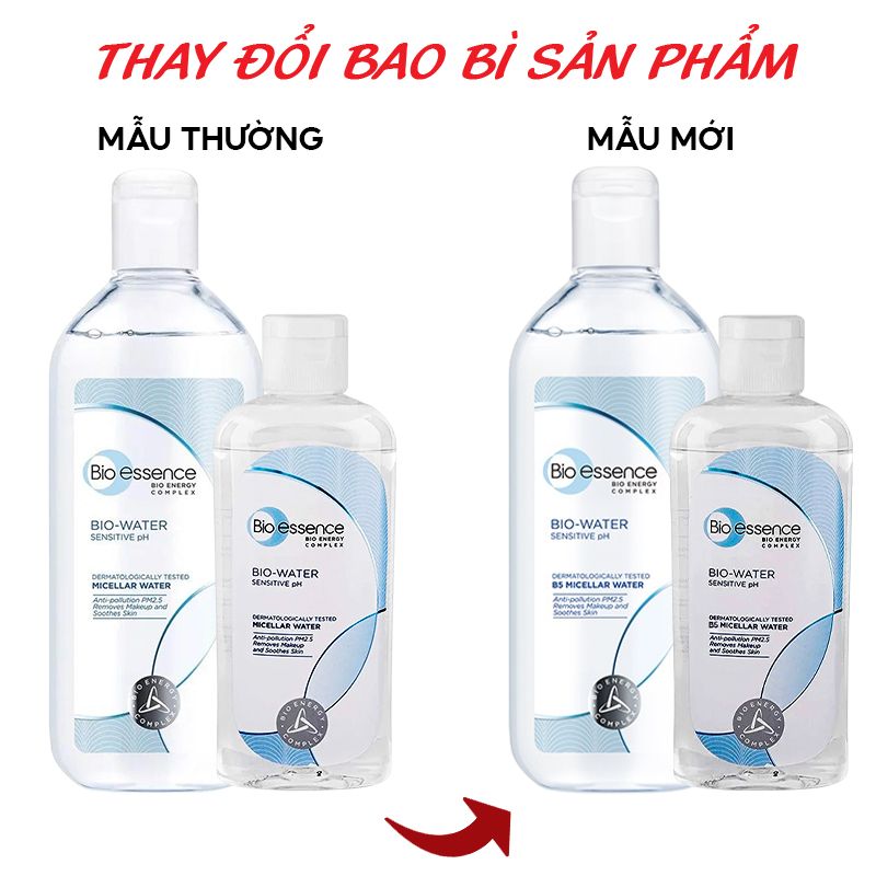 Nước Tẩy Trang Làm Sạch Bụi Mịn Bio-essence Bio-Water Micellar Water