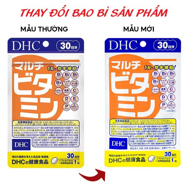 Viên Uống Tổng Hợp Hỗ Trợ Tăng Cường Sức Khỏe Và Hệ Miễn Dịch DHC Multi Vitamins