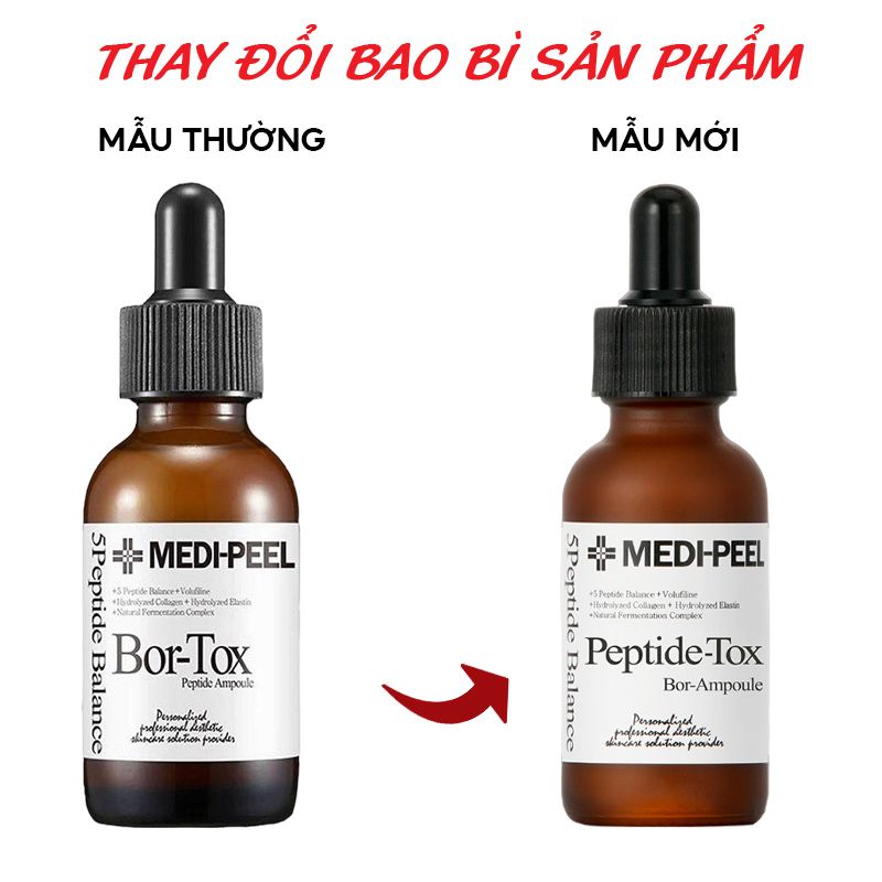 Serum Medi-Peel Tinh Chất Dưỡng Nâng Cơ, Ngăn Ngừa Lão Hóa Medi-Peel Bor-Tox Peptide Ampoule 30ml