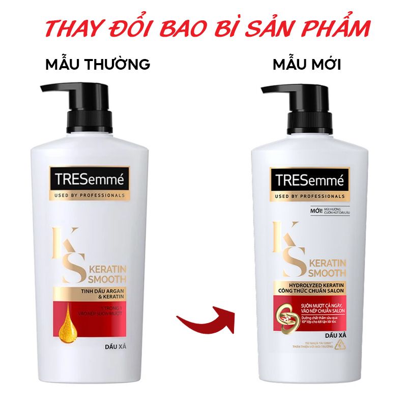 Dầu Xả Vào Nếp & Suôn Mượt TRESemmé Keratin Smooth Conditioner 620g