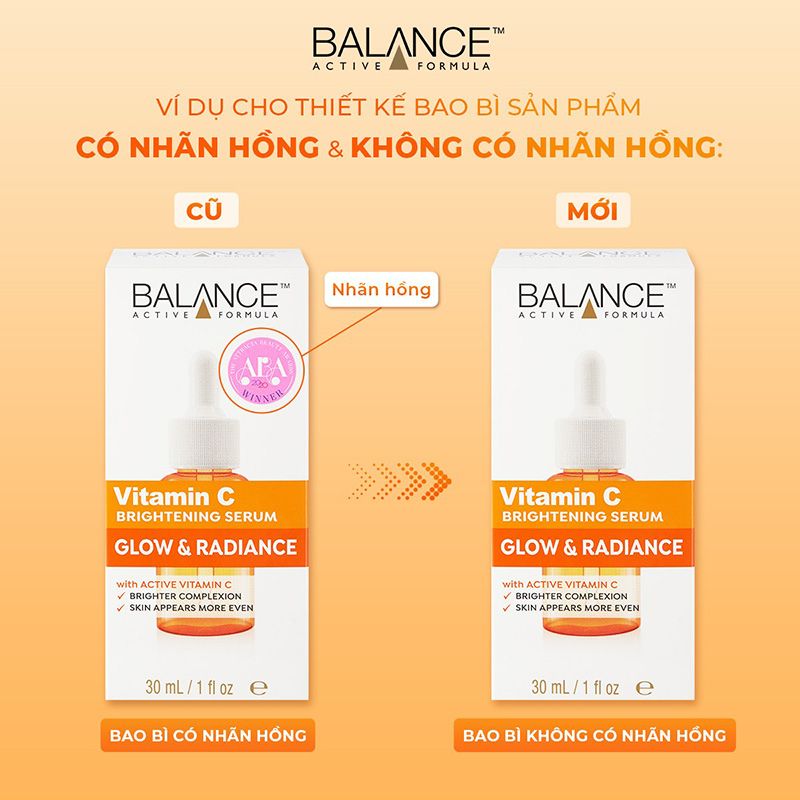 Serum Balance Active Formula Tinh Chất Hỗ Trợ Dưỡng Sáng, Làm Đều Màu Da Balance Active Formula Vitamin C Brightening Serum