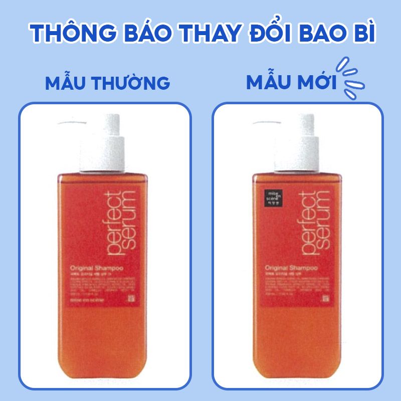 Dầu Gội Serum Dưỡng Tóc Mềm Mượt, Vào Nếp, Hỗ Trợ Phục Hồi Tóc Hư Tổn Mise en Scène Perfect Serum Shampoo