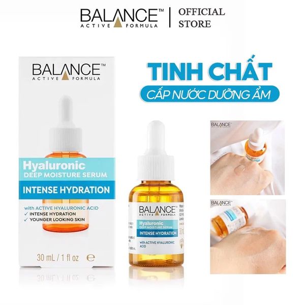Serum Balance Active Formula Cấp Nước Dưỡng Ẩm Balance Active Formula Hyaluronic Deep Moisture Serum 30ml