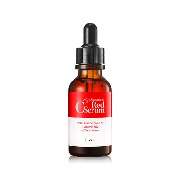 Serum Tiam Tinh Chất Vitamin C Hỗ Trợ Dưỡng Trắng, Mờ Thâm Tiam Red C Serum 30ml (date 8/2024)