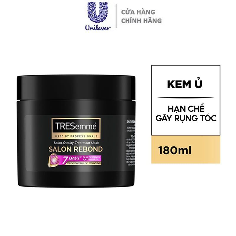 Kem Ủ Tóc Hạn Chế Gãy Rụng TRESemmé Salon Rebond Salon-Quality Treatment Mask 180ml