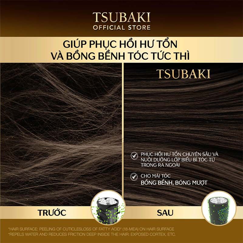 Dầu Xả Phục Hồi Hư Tổn, Ngăn Rụng Tóc Tsubaki Premium Repair Conditioner 490ml