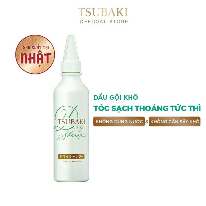 Dầu Gội Khô Dạng Gel Tsubaki Dry Shampoo 180ml