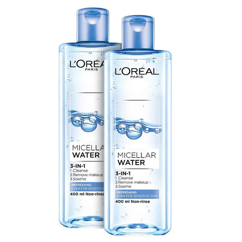 Nước Tẩy Trang Làm Sạch Tươi Mát, Dưỡng Ẩm Cho Da L'Oreal 3-in-1 Micellar Water