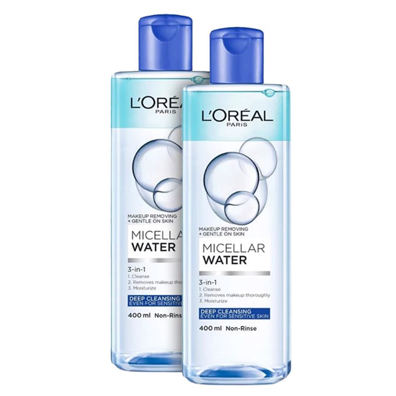 Nước Tẩy Trang Làm Sạch Tươi Mát, Dưỡng Ẩm Cho Da L'Oreal 3-in-1 Micellar Water