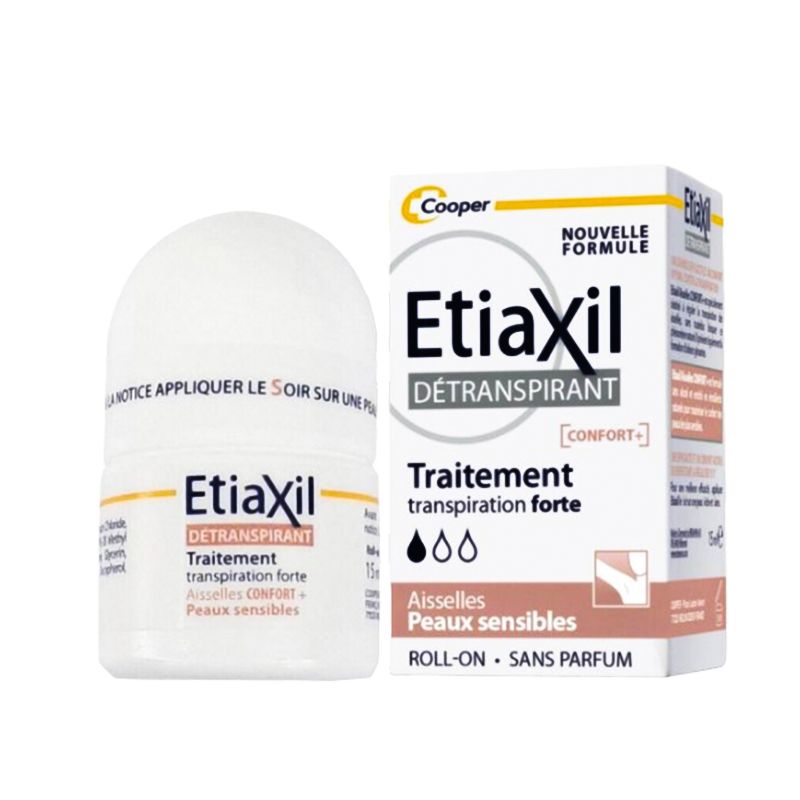 Lăn Khử Mùi, Giảm Mồ Hôi Etiaxil Detranspirant 15ml (Che tên sản phẩm khi giao hàng)