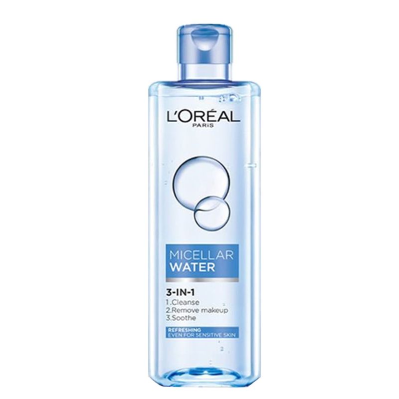 Nước Tẩy Trang Làm Sạch Tươi Mát, Dưỡng Ẩm Cho Da L'Oreal 3-in-1 Micellar Water