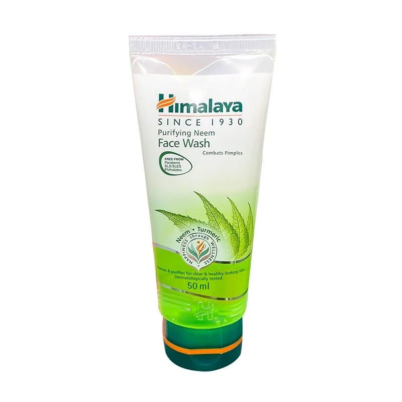 Sữa Rửa Mặt Dạng Gel Hỗ Trợ Giảm Mụn Chiết Xuất Lá Neem Himalaya Purifying Neem Face Wash