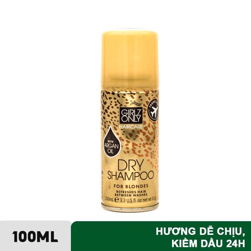 Dầu Gội Khô Girlz Only Dry Shampoo (Party Nights/ Dawn Til Dusk/ Dazzling Volume/ No Residue Nude)