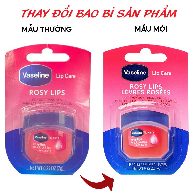 Sáp Dưỡng Môi Cấp Ẩm, Mềm Mịn Vaseline Lip Care 7g