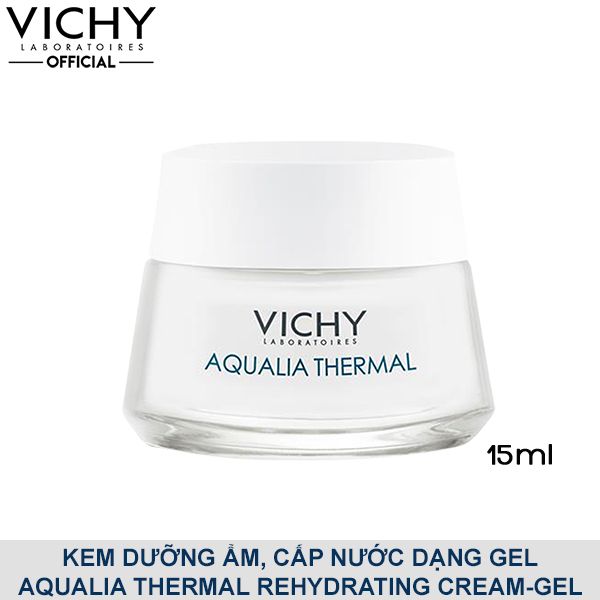 [Mini 15ml] Kem Dưỡng Ẩm, Cấp Nước Dạng Gel VICHY Aqualia Thermal Rehydrating Cream-Gel