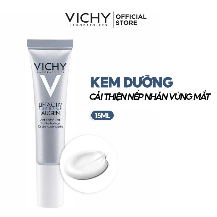 Kem Dưỡng Cải Thiện Nếp Nhăn Vùng Mắt Vichy Liftactiv Supreme Eyes 15ml