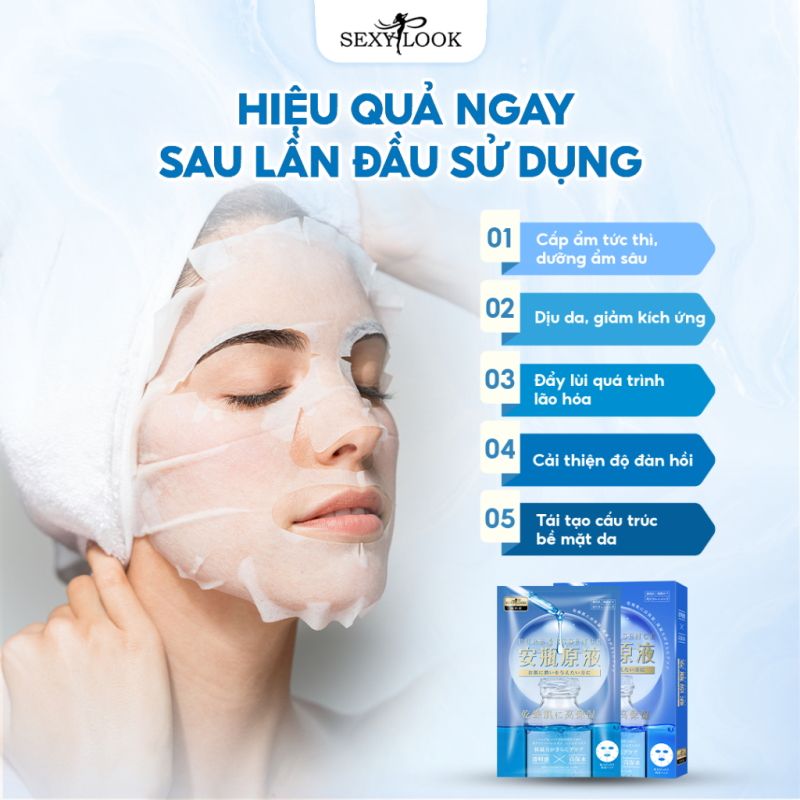 Mặt Nạ Tinh Dầu Dưỡng Ẩm, Sáng Da, Ngừa Mụn Sexylook Pure Essence Mask