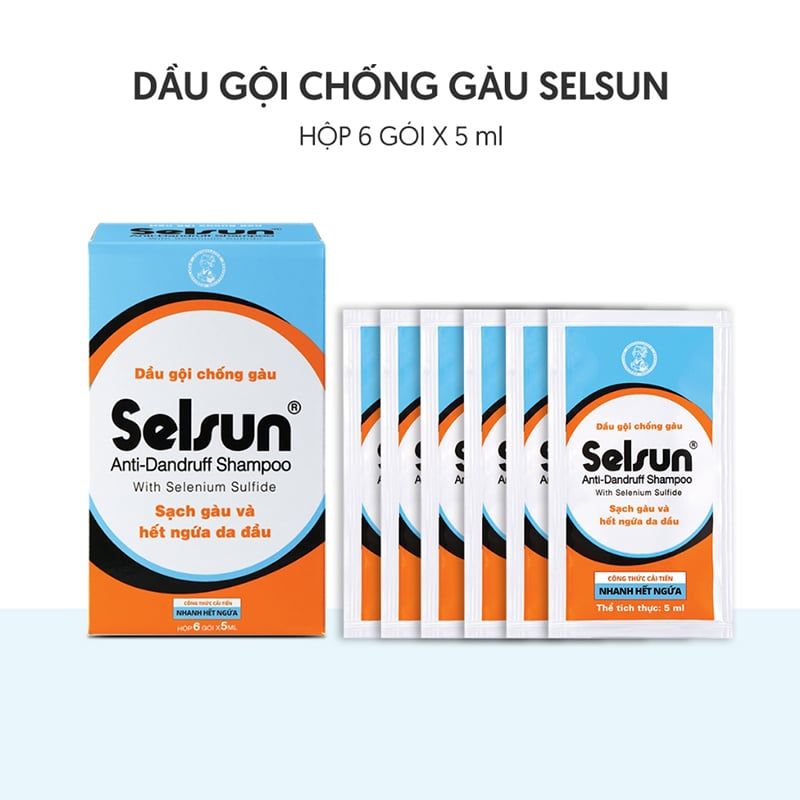 Dầu Gội Ngăn Ngừa Gàu & Nấm, Giảm Ngứa Da Đầu Selsun Anti-Dandruff Shampoo