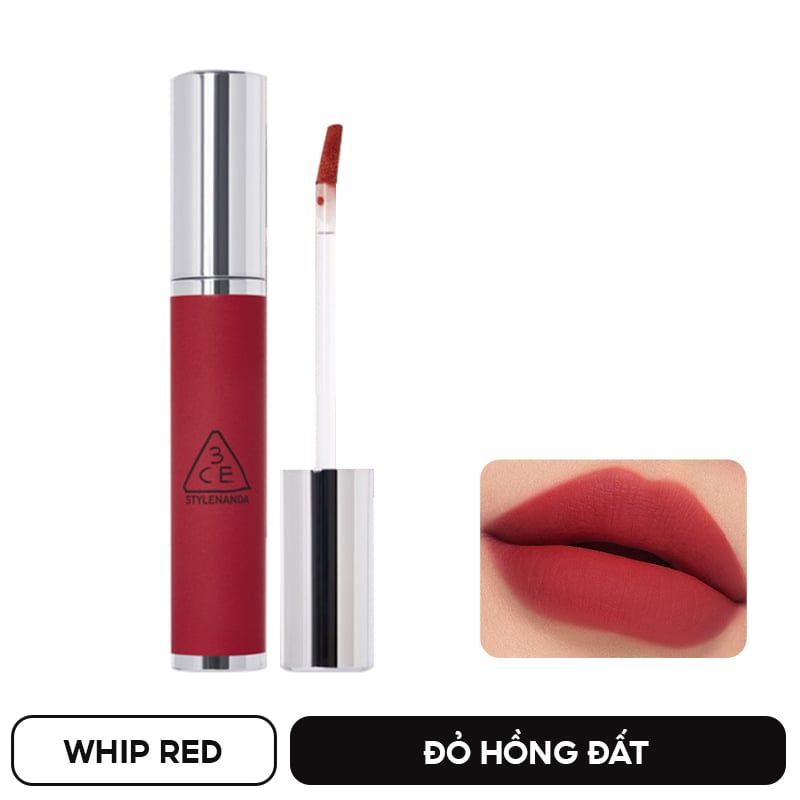 Son Kem Lì, Mịn Mượt Môi 3CE Hazy Lip Clay 4g