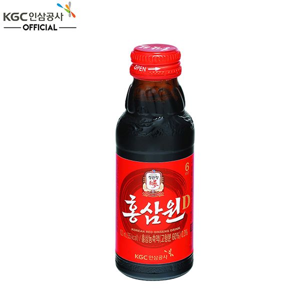 [1 Chai] Nước Tăng Lực Hồng Sâm Won KGC Korean Red Ginseng Drink 100ml