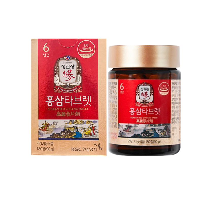 [180 Viên] Viên Nén Hồng Sâm Won KGC Korean Red Ginseng Tablet 90g