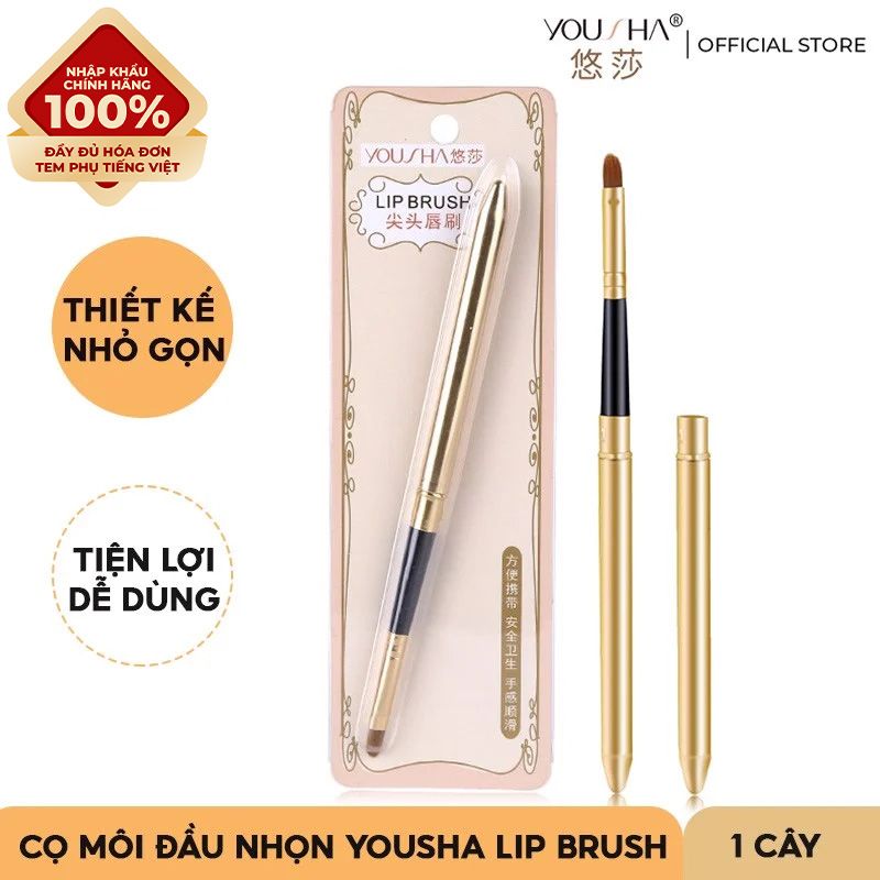 [NHẬP KHẨU] Cọ Môi Đầu Nhọn Yousha Lip Brush YC042