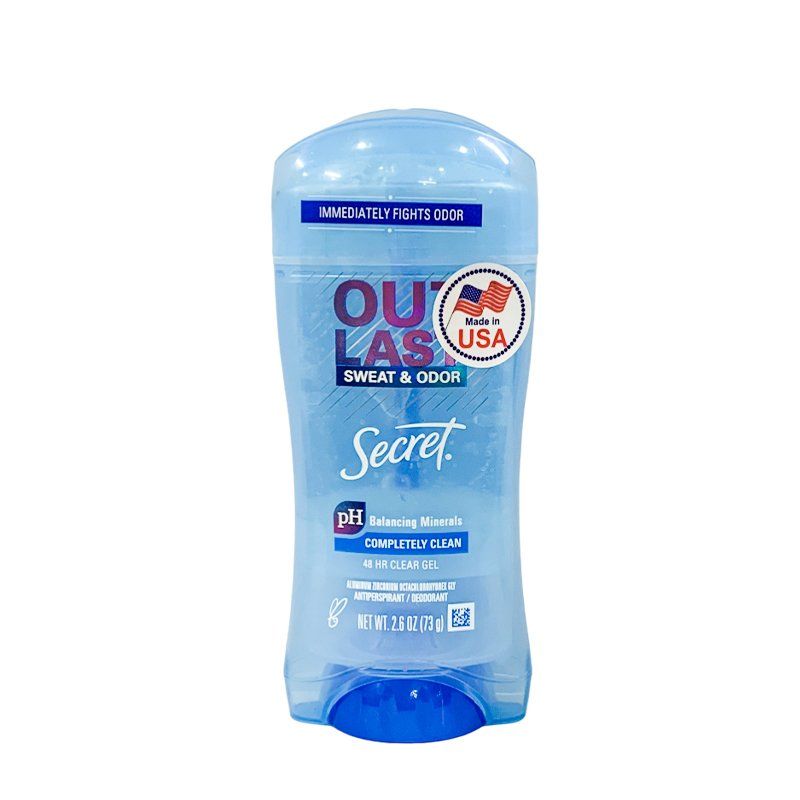 Gel Khử Mùi, Ngăn Tiết Mồ Hồi Secret 48Hr Clear Gel Anti-Perspirant 73g